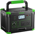 Portable Power Station 500W (Peak 1000W), 519Wh Solar Generator with 2x AC Outlets, 60W USB-C PD Fast Charging, 10-Port with Wireless Charger, Pure Sine Wave, Camping RV Travel Emergency Home Backup