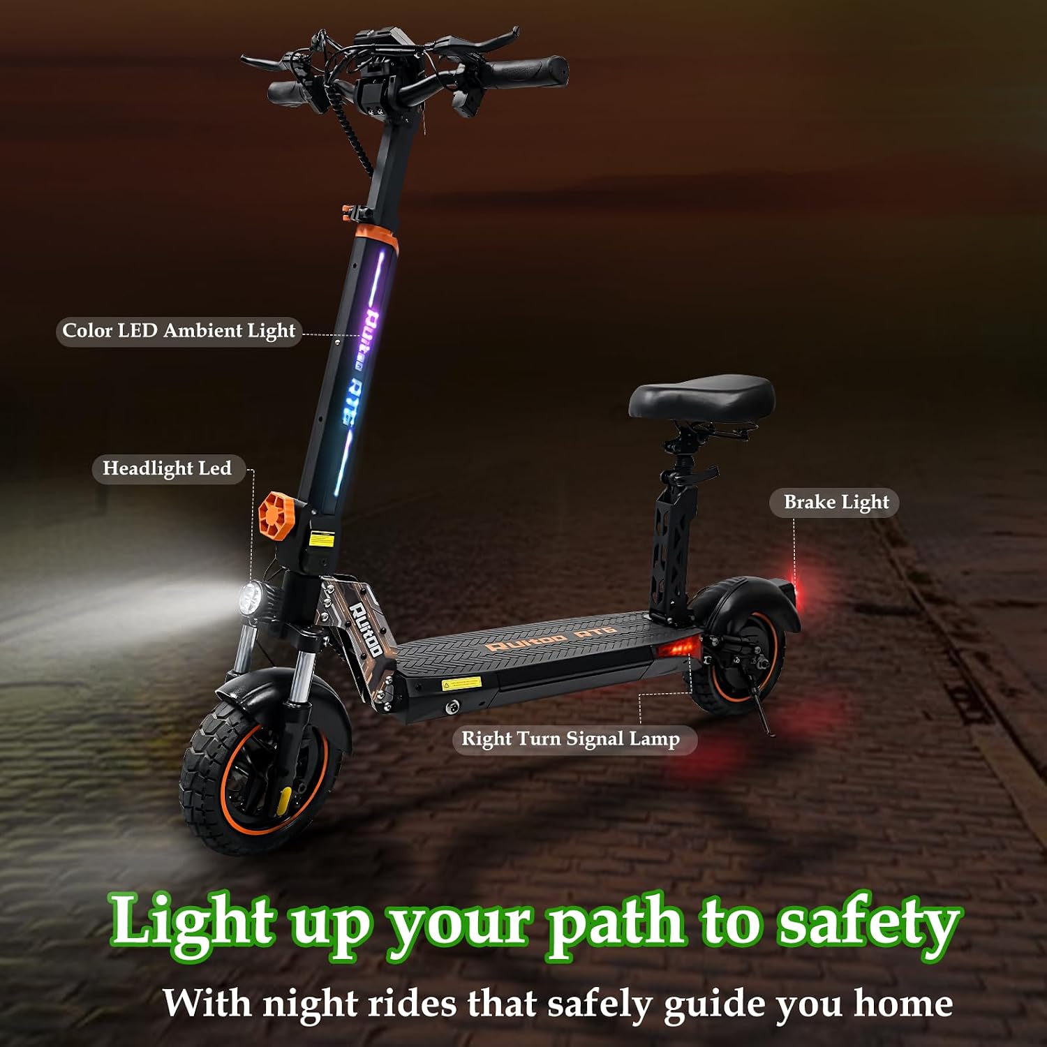 Electric Scooter for Adults, 5600W/1500W/1200W/800W Motor Fast Electric Scooter, 46/40/35 MPH Top Speed, 27Ah/20.8Ah/15.6Ah Battery, 10/11' Off Road Tire Foldable E-Scooter for Commuter Outdoor campus