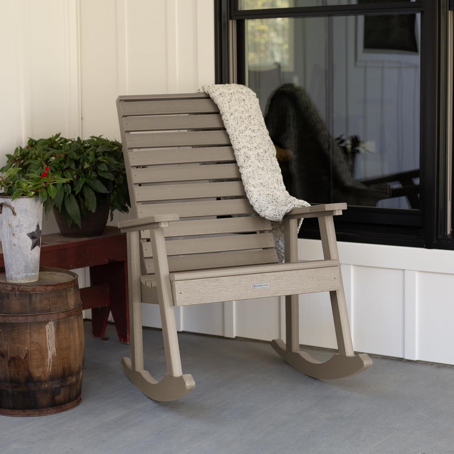 highwood Weatherly Rocking Chair, Woodland Brown