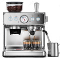 Electactic 20 Bar Espresso Machine with Grinder & Milk Frother, 58mm Expresso Coffee machines, Stainless Steel Coffee Maker for Cappuccino and Latte, Perfect for Home and Café Use-Single Boiler