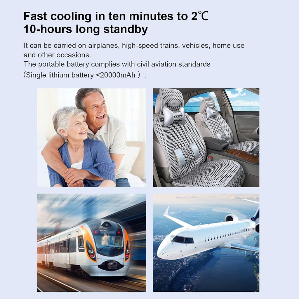 （Upgraded version） Insulin Cooler Case portable Diabetic cooler Box Mini Drug Refrigerator Keeping Cooling 2-8℃ with handle, alarm & USB Chargerable（1 layer Celsius temperature