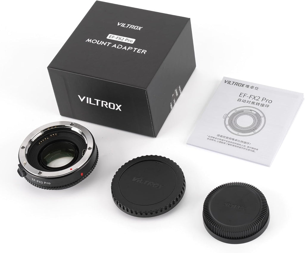 VILTROX EF-FX2 Pro Auto Focus Lens Adapter 0.71x Focal Reducer Speed Booster Adapter Compatible with Canon EF Mount Lens to Fuji X-Mount Camera X-T3 X-T2 X-T20 X-T10 X-T100 X-PRO 2 X-E3 X-A20