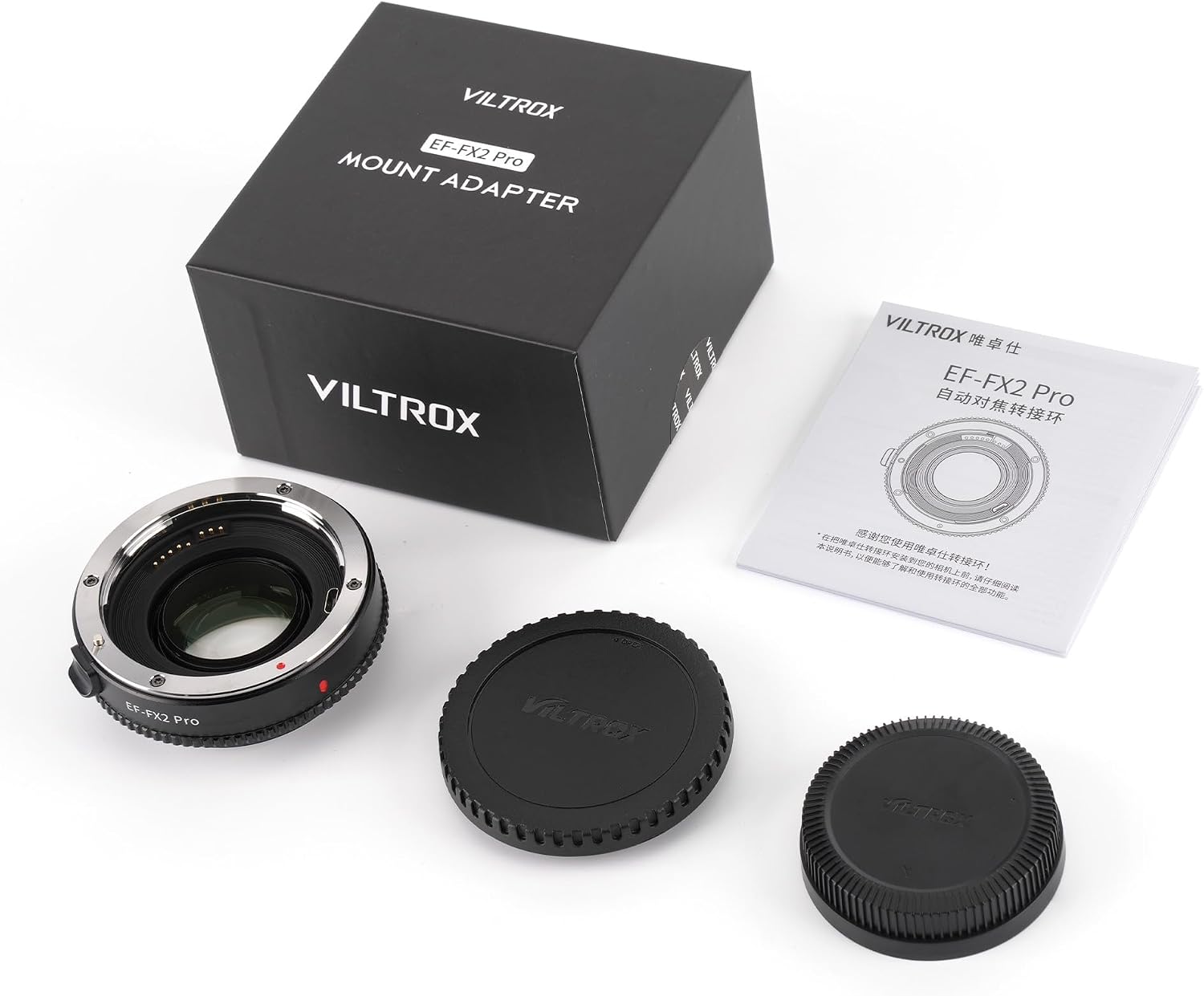 VILTROX EF-FX2 Pro Auto Focus Lens Adapter 0.71x Focal Reducer Speed Booster Adapter Compatible with Canon EF Mount Lens to Fuji X-Mount Camera X-T3 X-T2 X-T20 X-T10 X-T100 X-PRO 2 X-E3 X-A20