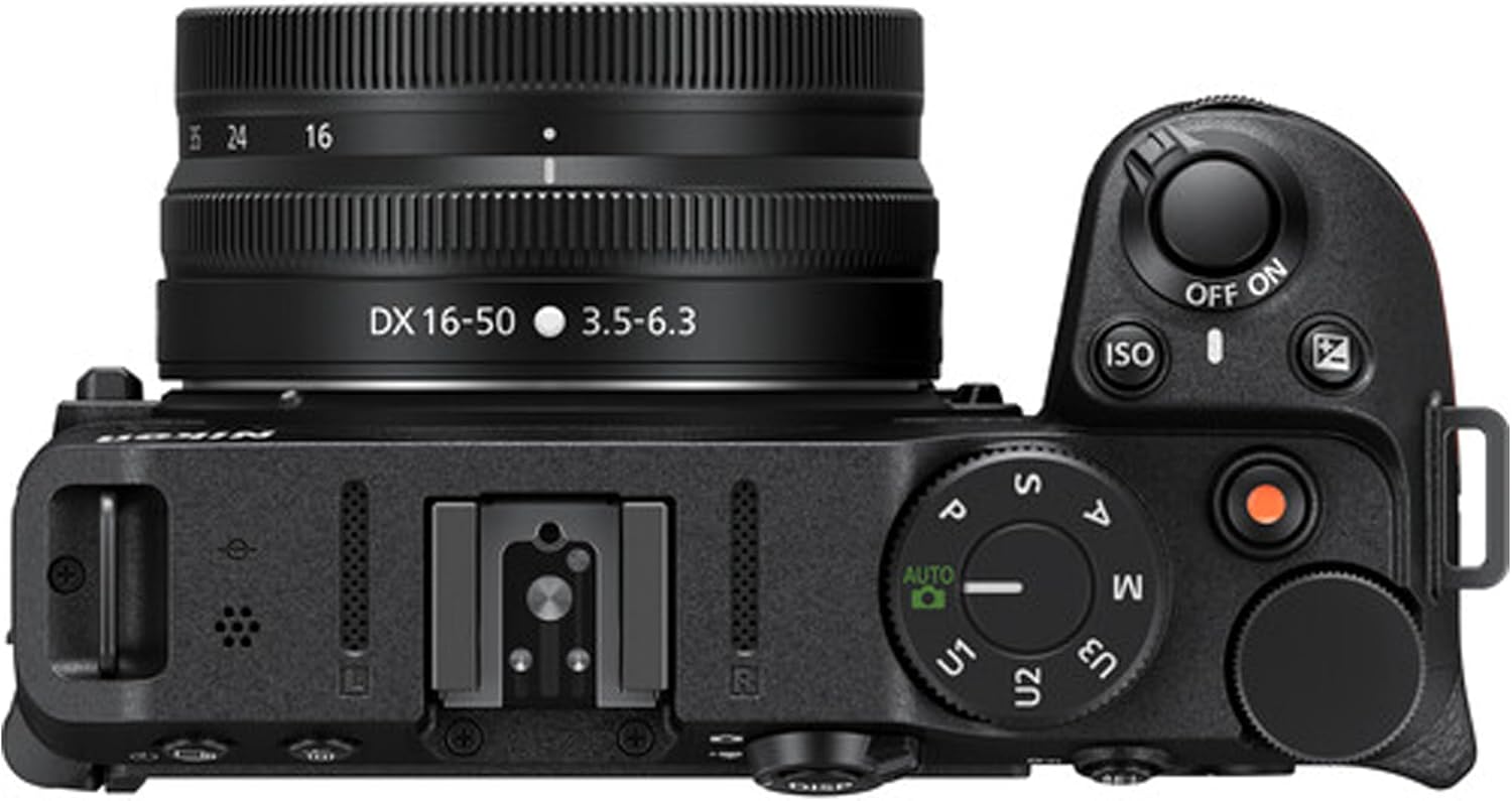 Nikon Z30 Mirrorless Digital Camera W/Nikkor Z 16-50mm Lens + 128GB Memory, LED Light, Microphone, Filters, Case, Tripod, and More (34pc Video Bundle) (Renewed)