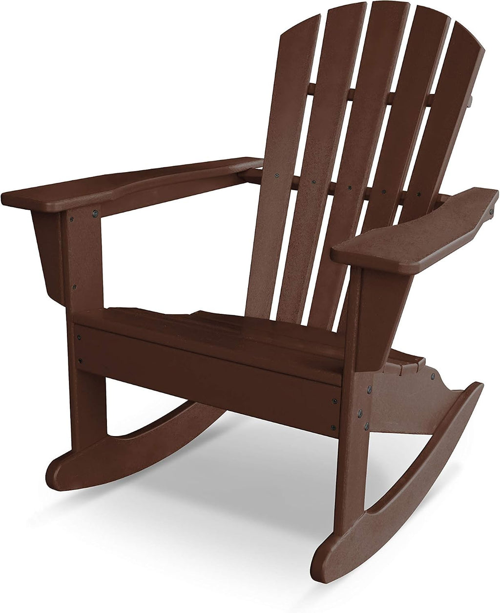 POLYWOOD® Palm Coast Adirondack Rocking Chair, Mahogany