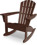 POLYWOOD® Palm Coast Adirondack Rocking Chair, Mahogany