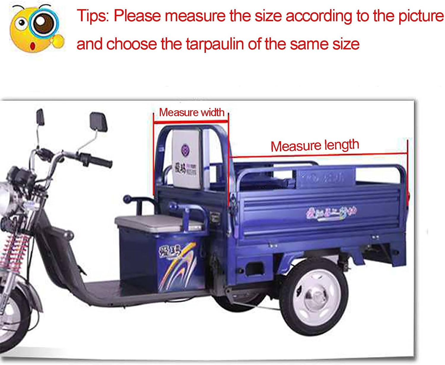 Ideal for Heavy Duty Electric Tricycle,Adult Tricycle Cover,Motorcycles or SANBENGZI Outdoor Riding, 3-Wheel Bike Riding from Rain,Dust,and Sun ( Color : Rojo , Size : W:100cm/39in L:150cm/59in )