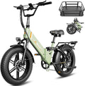 Jasion X Hunter ST 20' Electric Bike for Adults,Peak 1400W Motor,30MPH Max Speed Foldable Ebike,71 Miles Range Folding E Bicycles,624WH Battery,Hydraulic Disc Brakes,UL 2849 Certified