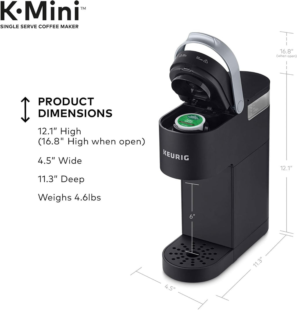 Keurig K-Mini Single Serve Coffee Maker with Peet's Coffee Dark, Medium, & Light Roast Variety Pack, 40 K-Cup Pods
