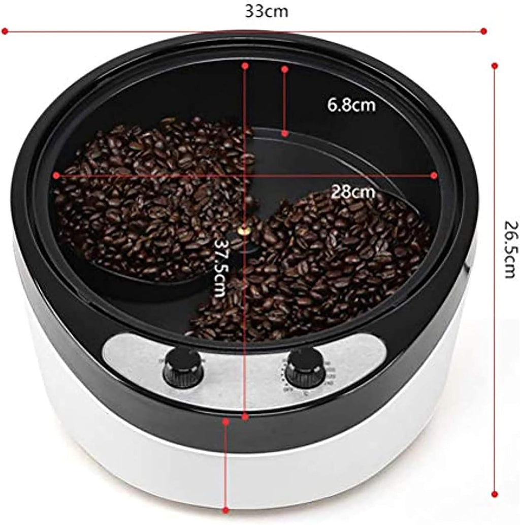 Coffee Machine Electric Coffee Roaster Machine Coffee Bean Roasting Machine for Home Use with Temperature Adjustment, for Baking Coffee, Raw Beans, Tea, Grains and Sesame