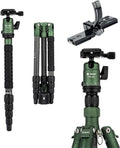 Fotopro 57inch Carbon Fiber Tripod Bundle with Rotatable Collar Tripod Lens Mount Rings
