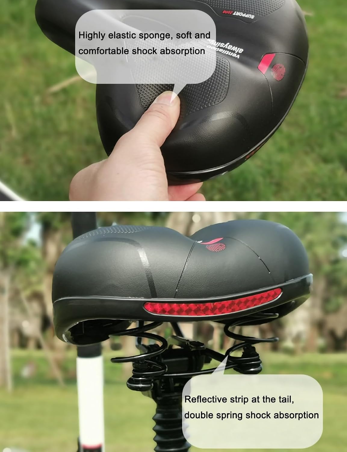 Electric Scooter Seat Only for NIU Adult Scooter KQi2, KQi3, KQi3 PRO, Foldable eScooter Saddle, Shockproof, Comfy, Adjustable Height