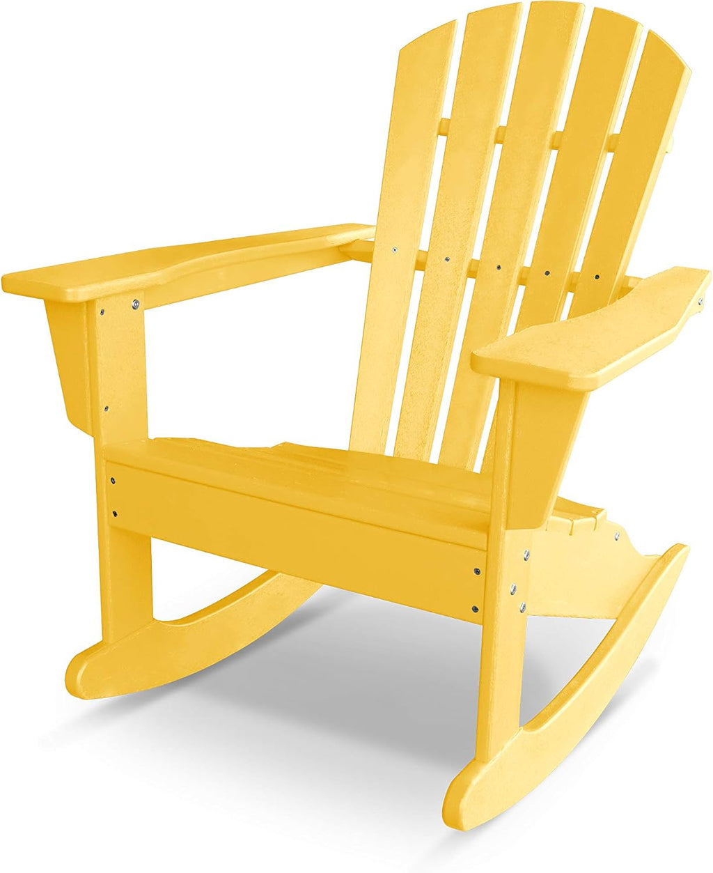 POLYWOOD® Palm Coast Adirondack Rocking Chair, Lemon