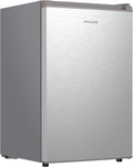Frigidaire Mini Refrigerator, Compact Freezer Compartment, Adjustable Thermostat Control, Reversible Door, Contemporary Series, 4.5 cu ft, Platinum