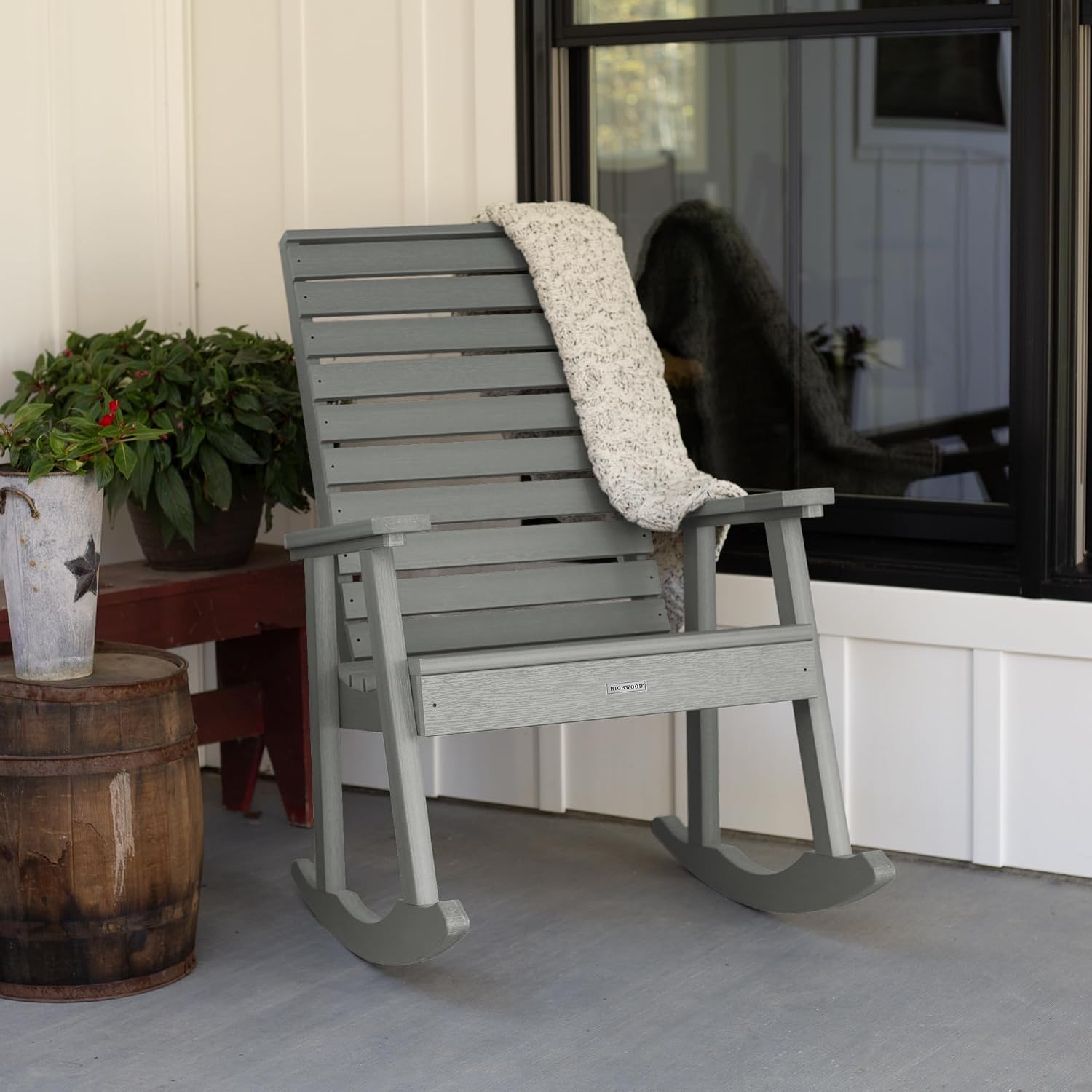 highwood Weatherly Rocking Chair, Coastal Teak