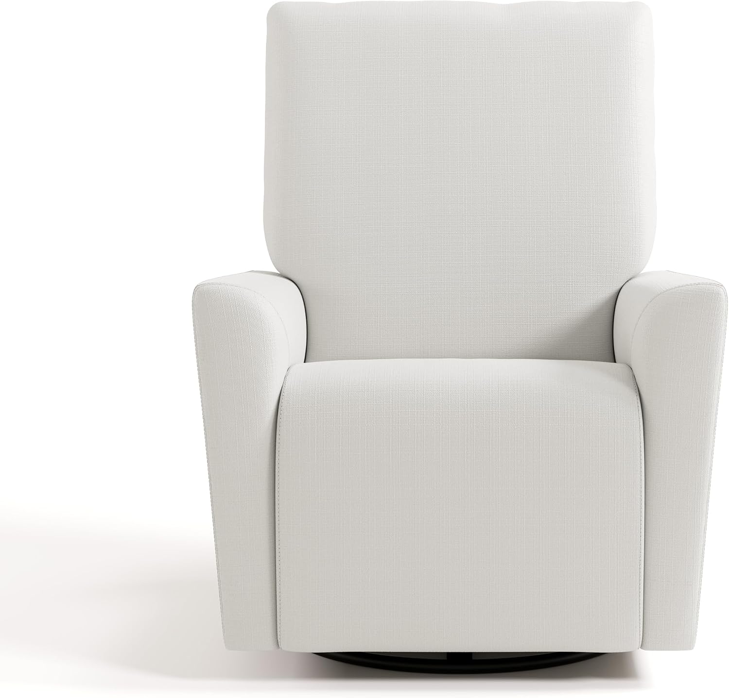 Storkcraft Santorini Deluxe Power Recliner Swivel Glider (Ivory Basketweave) – Premium Electronic Power Recliner for Nursery, Includes Dual-USB Charging Port for USB-A & USB-C, Glider Rocking Chair