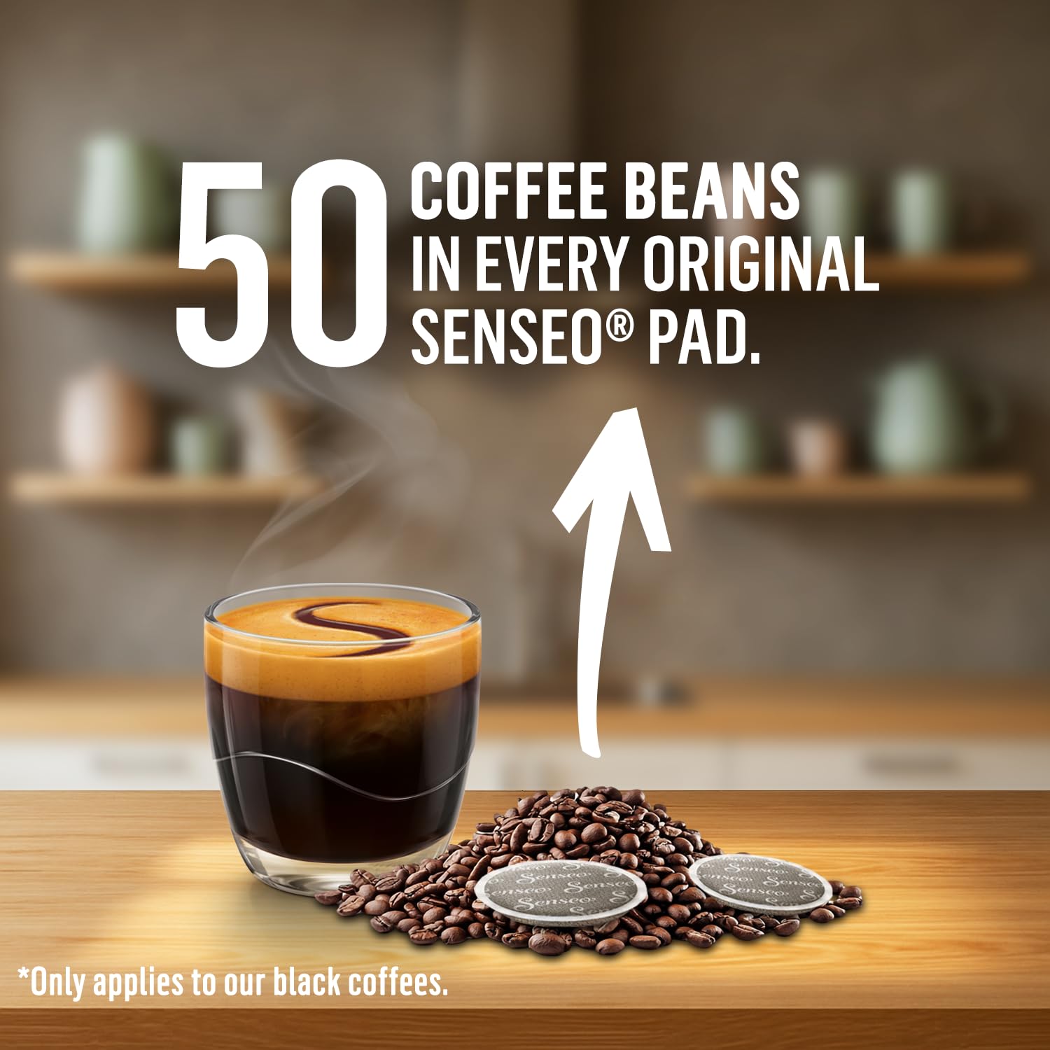 Senseo Strong Dark Roast Coffee Pods – 144 Count (3 Packs) – Bold & Intense Flavor with Rich Crema – Single-Serve Coffee Pads Compatible with Senseo & PeleCom Machines