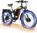 Forester 5000W Peak Dual Motor Electric Bike - 45 MiIe P-hour High-Speed, Fat Tire Ebike with 60V 25Ah Battery, 100+ Mile Range, Full Suspension & Hydraulic Brakes for Adult Off-Road Commuting