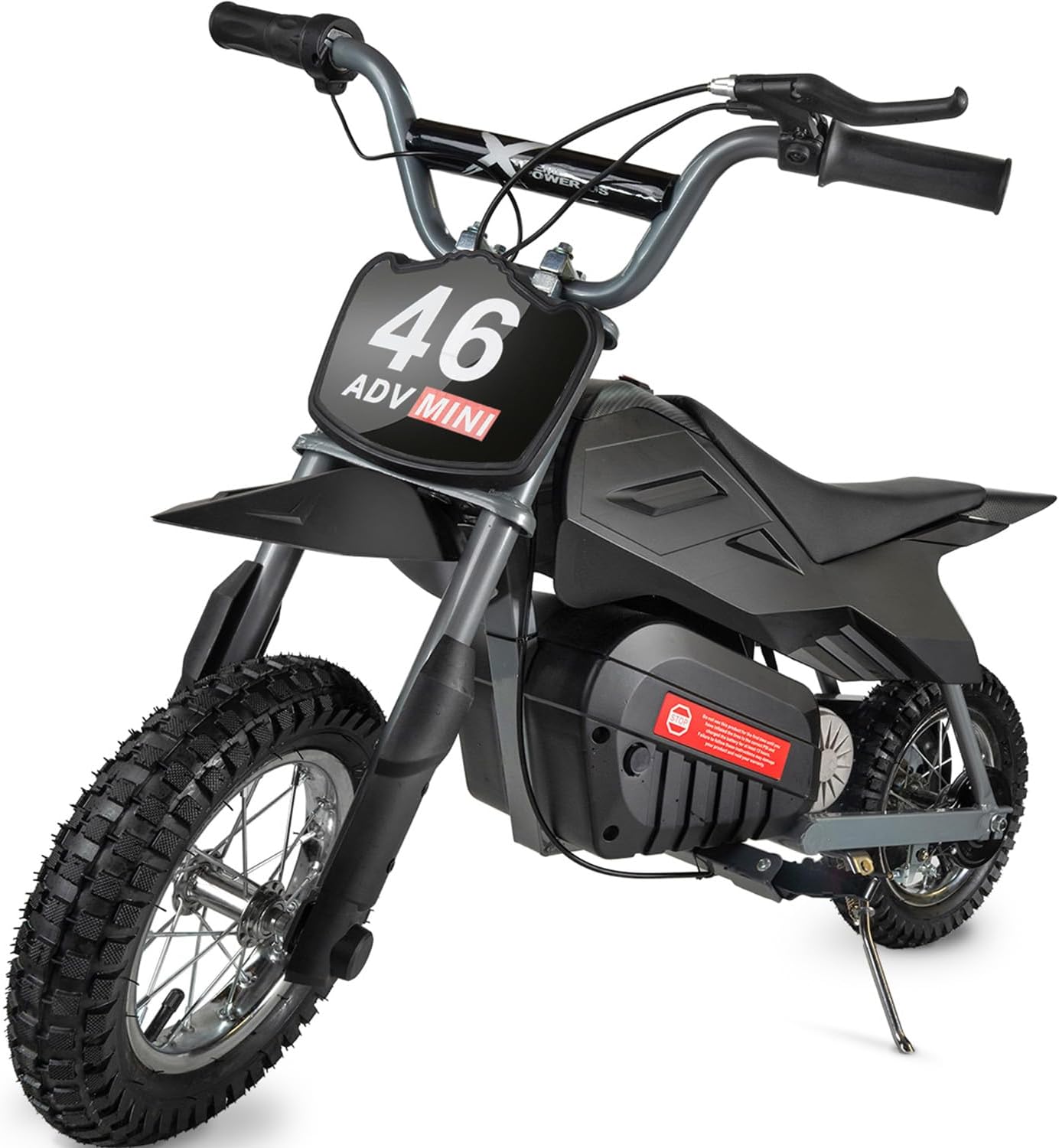 XtremepowerUS Electric Dirt Bike, 24V 250W Battery Powered Mini Dirt Bike, Electric Ride-On (Dark Knight)