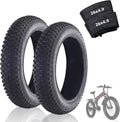 26 x 4.0/26 x 4.9 Inch Fat Tire Bike with Inner Tubes Kit:Replacement Adult Electric Bike Tire and Folding Inner Tube Set Compatible Wide Mountain Snow Tires,2 Pcs
