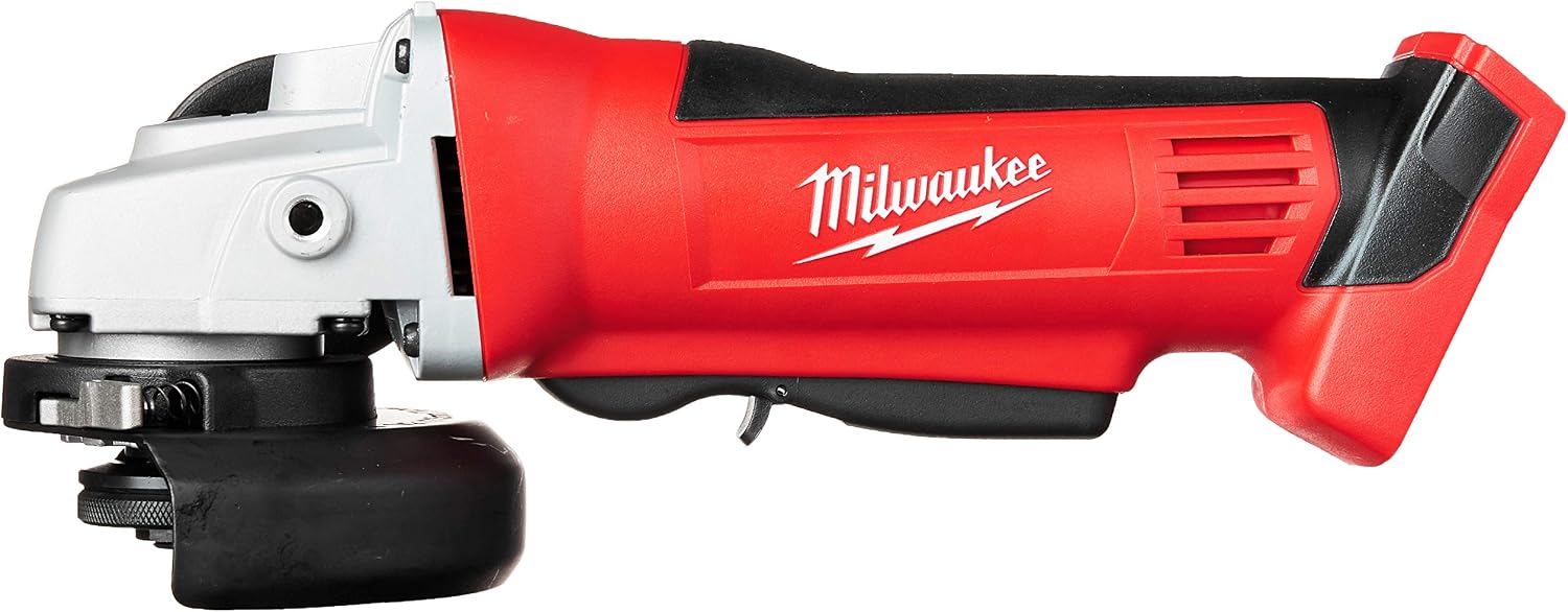 Milwaukee 2680-20 M18 18V Lithium Ion 4 1/2 Inch Cordless Grinder with Burst Resistant Guard and Paddle Switch Design