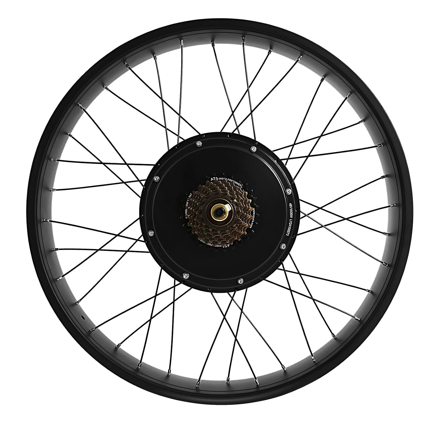 Electric Bike Conversion Kit, 48V 1500W 26' Rear Wheel E-Bike Hub Motor Kit Upgrade 3 Mode Controller w/PAS/LCD Display/Twist Throttle Ebike Bicycle Wheel Kit for Turn Pedal Bike into Ebike