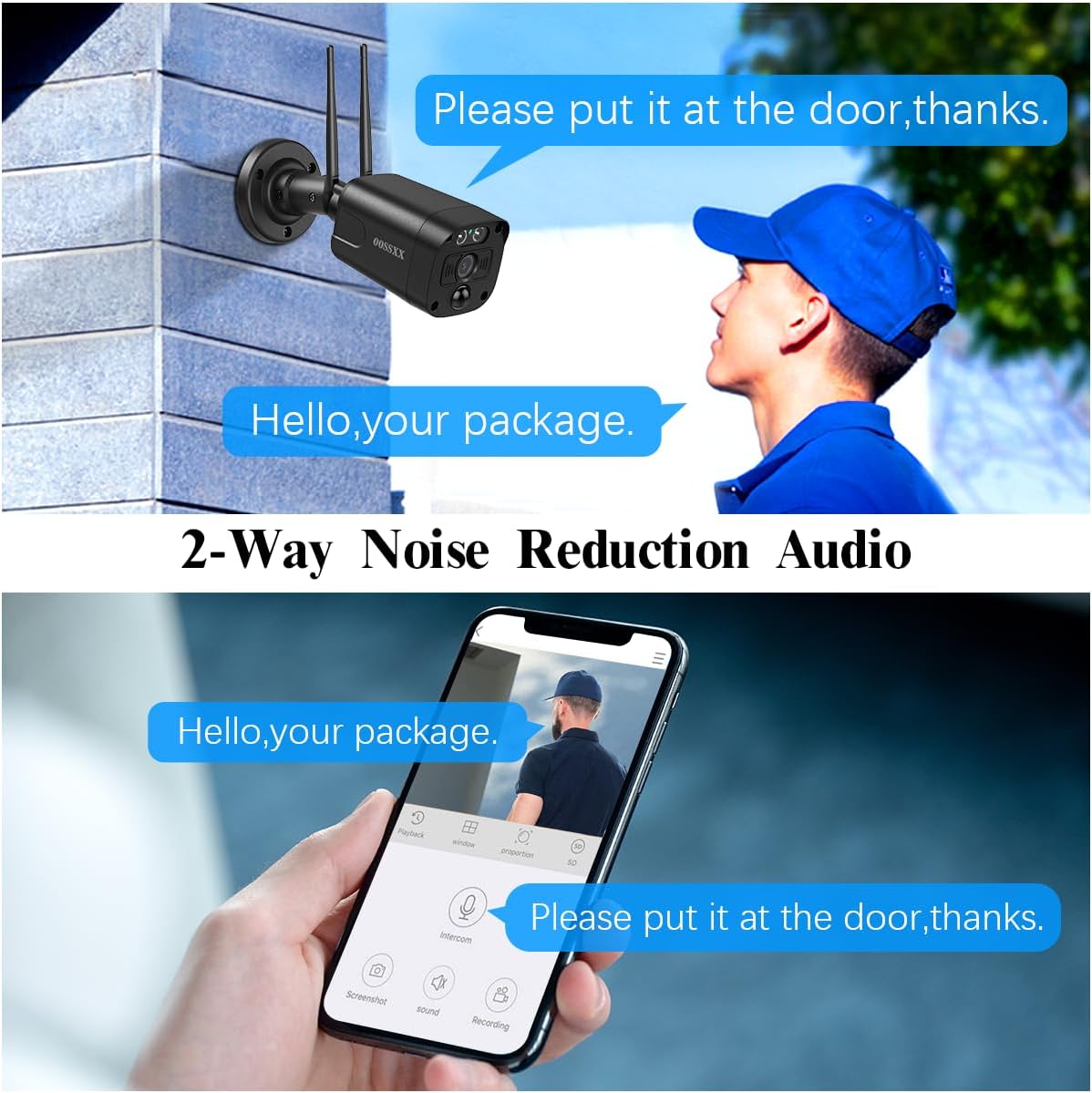 OOSSXX (2026 New) 5MP Wireless Security Camera System, 10CH WiFi NVR with 8 Outdoor Cameras & 2TB HDD, Dual Antennas 55% Longer Range, 2.4/5.8GHz, 130° Wide Angle, 2-Way Audio, No Fee App