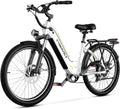 Cybervelo 750W Peak Electric Bike for Adults,up 80 Miles Removable Battery Ebike, 26' Electric E Bike with 7-Speed,Adult Electric Bicycles for Commute Beach Snow Womens/Man All Terrain