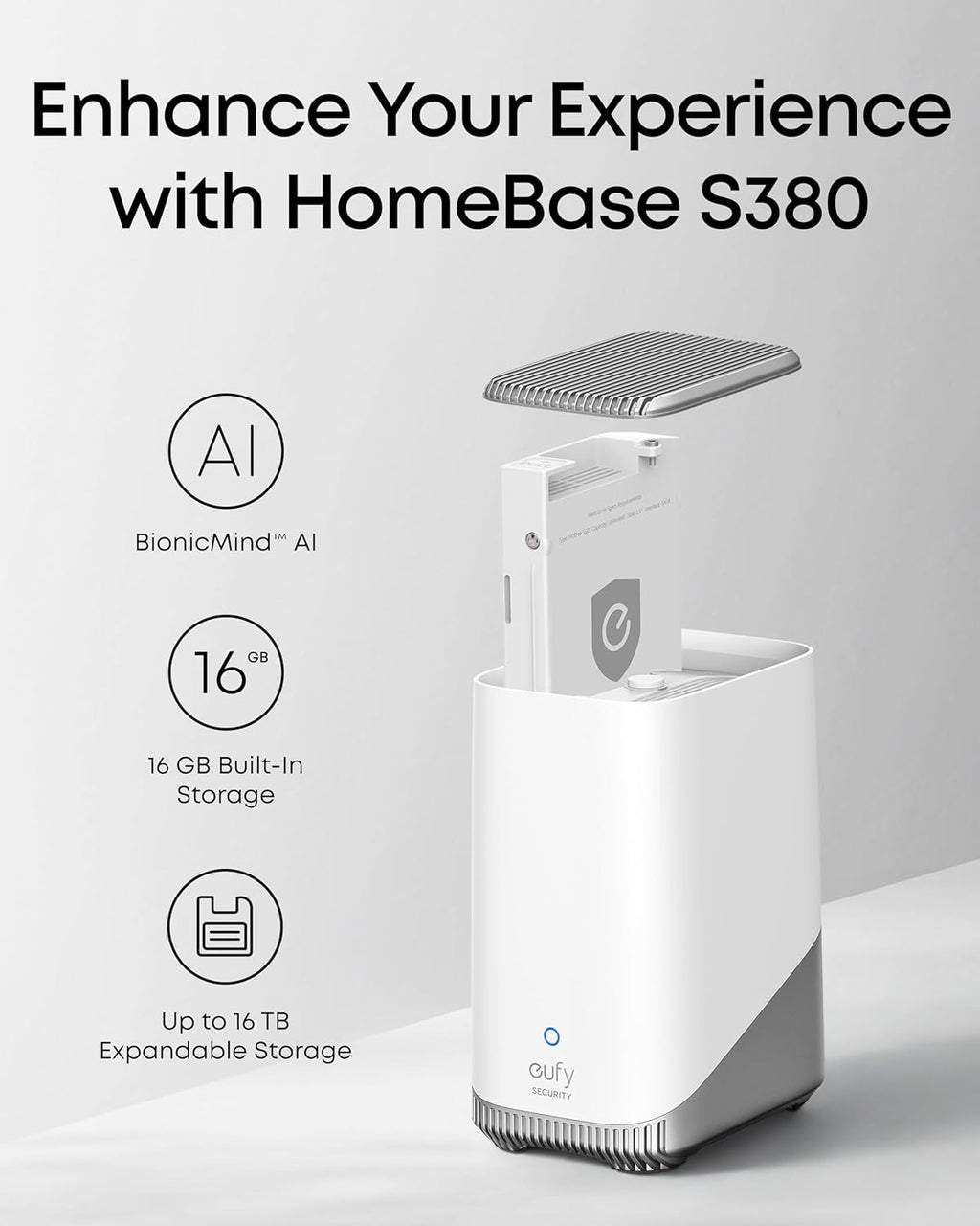 eufy Security eufyCam E40 3-Cam Kit (HomeBase 2), Outdoor Wireless Solar Security Camera, 2K Resolution with Integrated Solar Panel, MaxColor Night Vision, Expandable Local Storage, No Monthly Fee