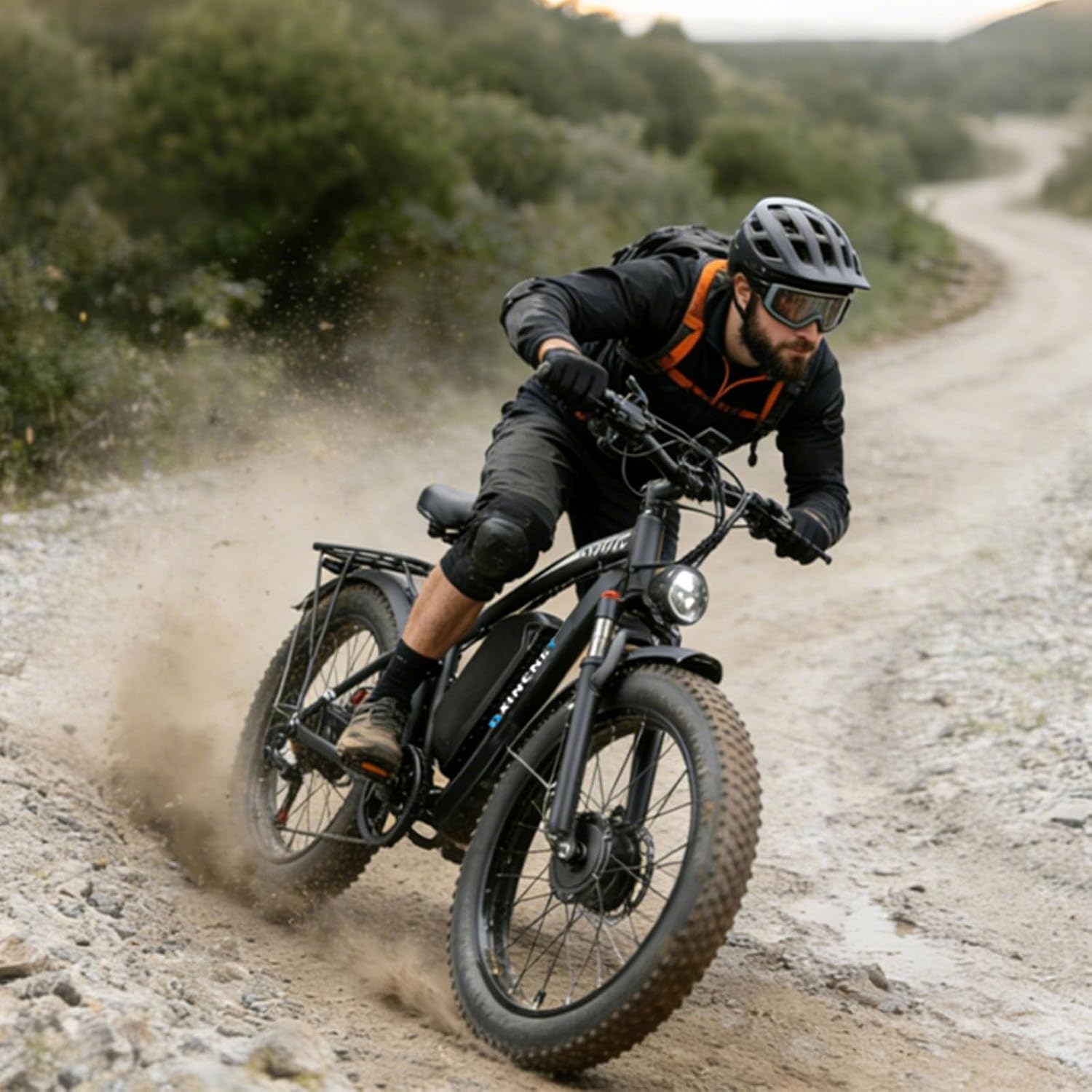 9000W Dual Motor Ebike for Adults, 46MPH Fast Electric Bike for Men Women, 60V 1560Wh Battery Up to 105Miles, 24' Fat Tire E-Bike, Lockable Suspension Electric Bicycle for Off-Road Snow All Terrain