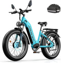 Dual Motor Ebike, 3000W Electric Bike for Adults, 52V 20Ah 26' Fat Tire Fast Ebike Max 38 Mph, up to 90 Miles, Off-Road Mountain E-Bike for Men Women, Step-Through Design