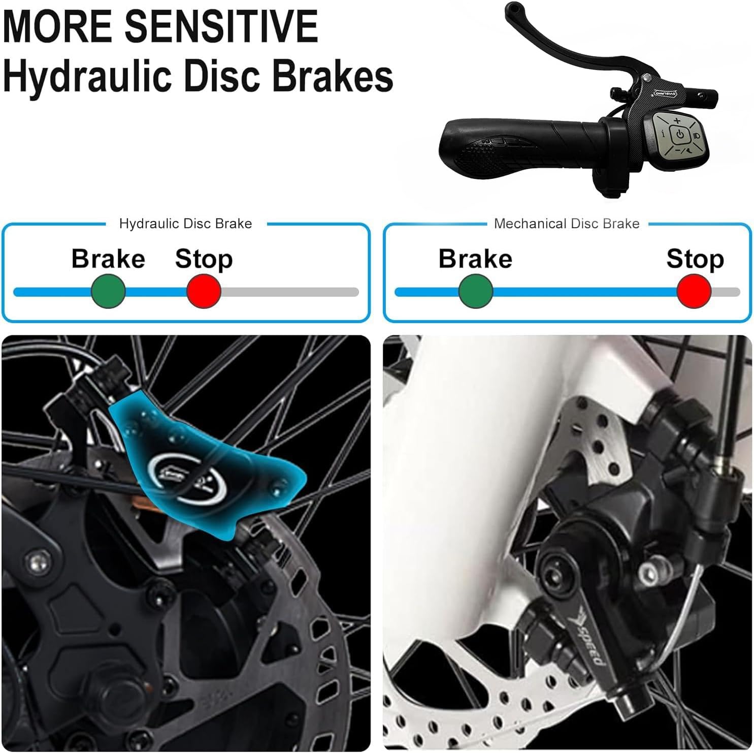 Tuttio-Adria26 6000W/5000W Peak Dual-Motor Ebike for Adults - 52V Fast Ebike, Long-Range Electric Bicycle, Full Suspension, 26 Inch Fat Tire Bike for Off-Road, Mountain, Snow, Hunting, Commuting