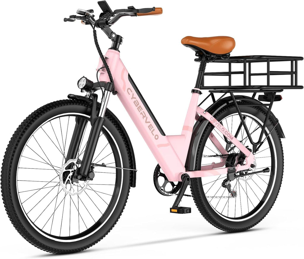 YorkE 26' Electric Bike for Adult,1000W Peak, up 80 Miles Removable Battery Ebike,Adult Electric Bicycles for All Terrain,Men Women E Bike, 7-Speed