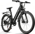 ZNH 750W Electric Bike for Adults, 48V 13Ah Removable Battery, 26' x 1.95' Fat Tire E-Bike, Up to 50 Miles, 7-Speed Shimano, Hydraulic Suspension, LCD Display, UL2849 Certified, TUV