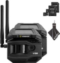 Vosker V150 Solar-Powered LTE Cellular Home Security Outdoor Camera | Motion Activated Sensor Nightvision Wireless Camera | Receive Photos on Your Mobile App with Two SD Cards (2PK)