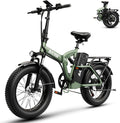 1000W Folding Electric Bike,48V 20AH Removable Battery E Bike,80 Miles Max Range Electric Bike for Adults,20' Fat Tire Foldable ebike,Adult Electric Bicycle for Commute Beach Snow