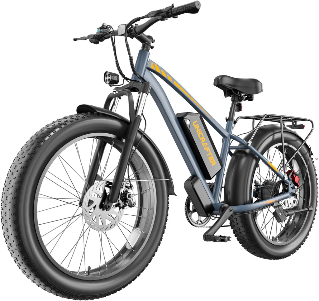 1000W Peak Electric Bike for Adults, 30MPH & 60 Miles, 48V 18.2AH Removable Battery, Hydraulic Disc Brake, 3 Ride Modes, 7-Speed Fat Tire Ebike for Off-Road, Commuting & Adventure