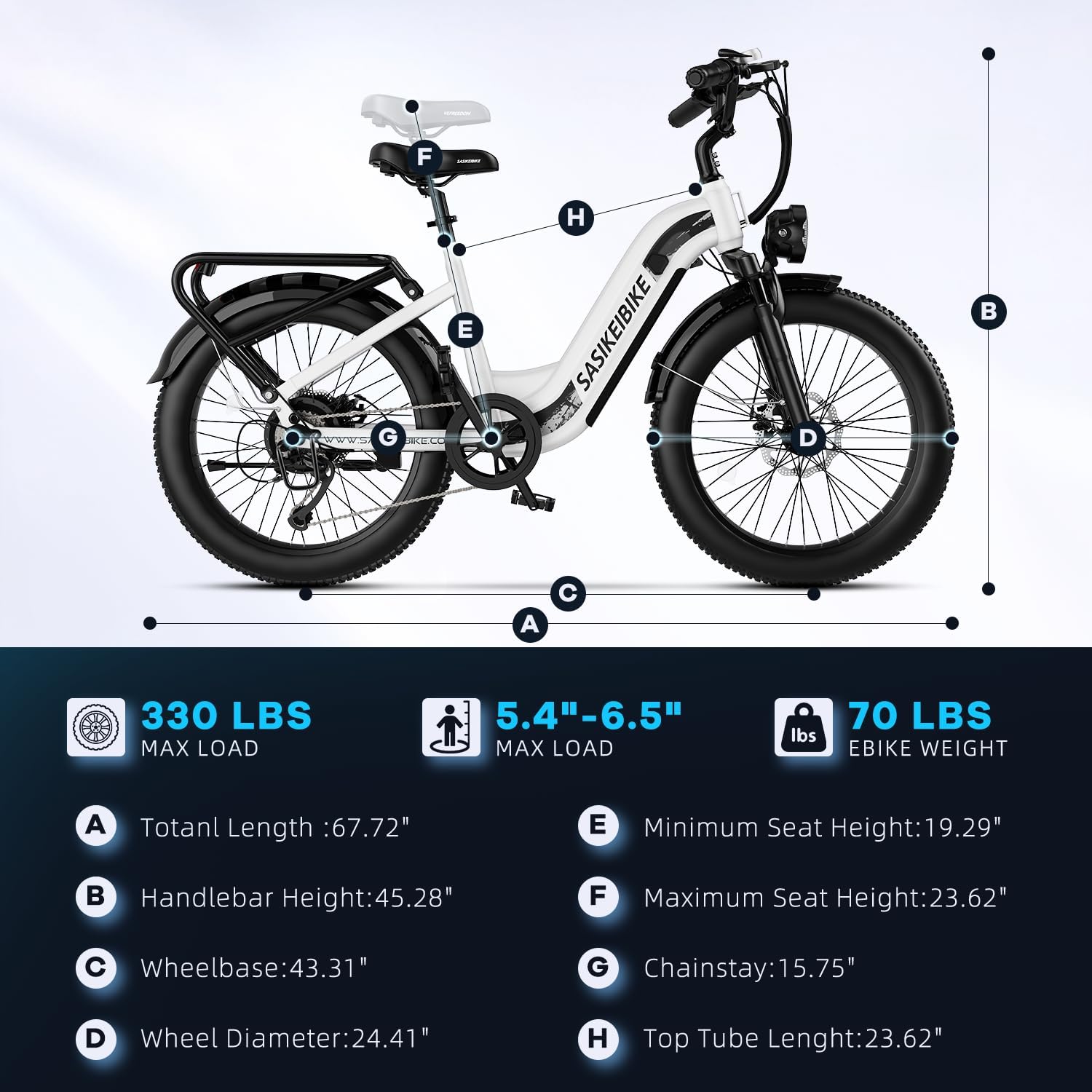 Electric Bike for Adults 1000W 1500W Peak Motor 15AH 20AH Removable Battery 70Miles 80Miles UL 2849 Certified Electric Commuter Bike Front Suspension Ebike