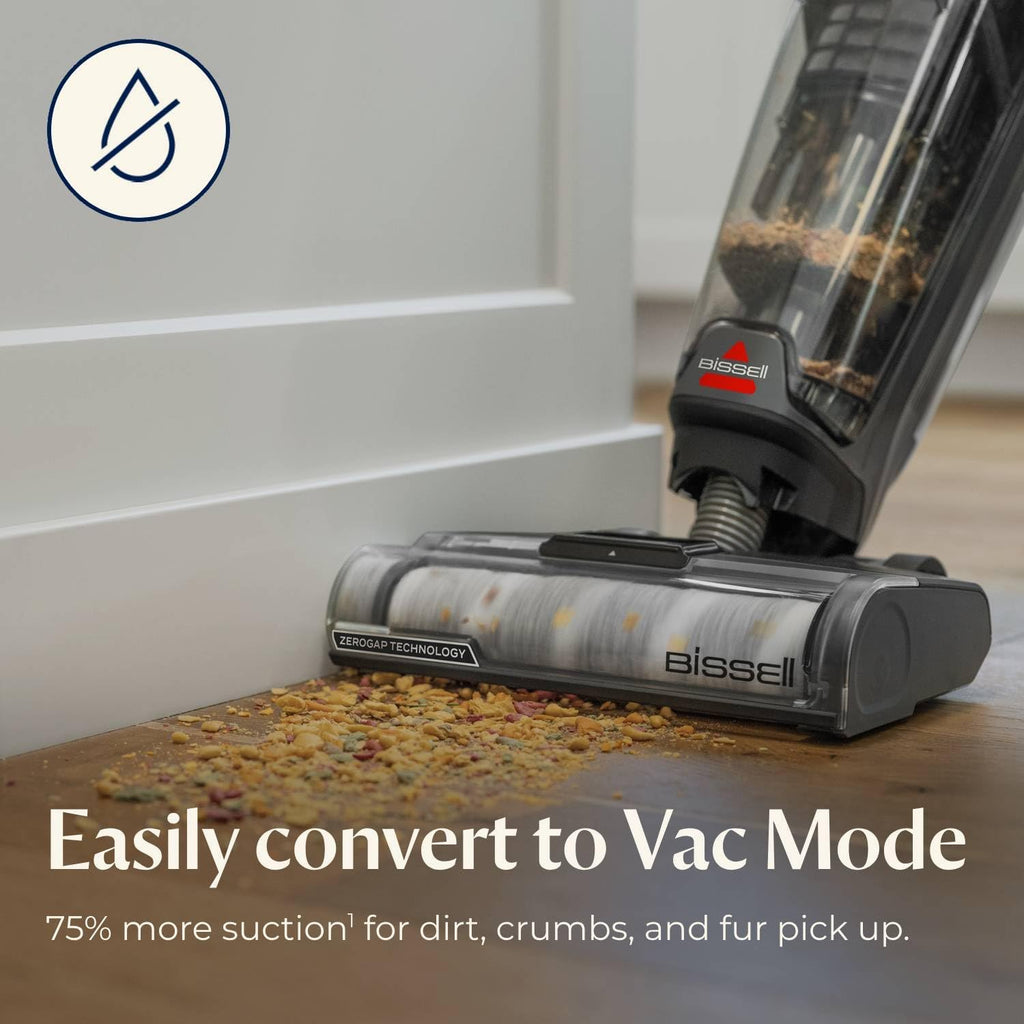 Bissell CrossWave OmniForce Edge Cordless Multi-Surface Hard Floor Cleaner Wet Dry Vacuum with Zero-Gap Edge Technology, 3930F