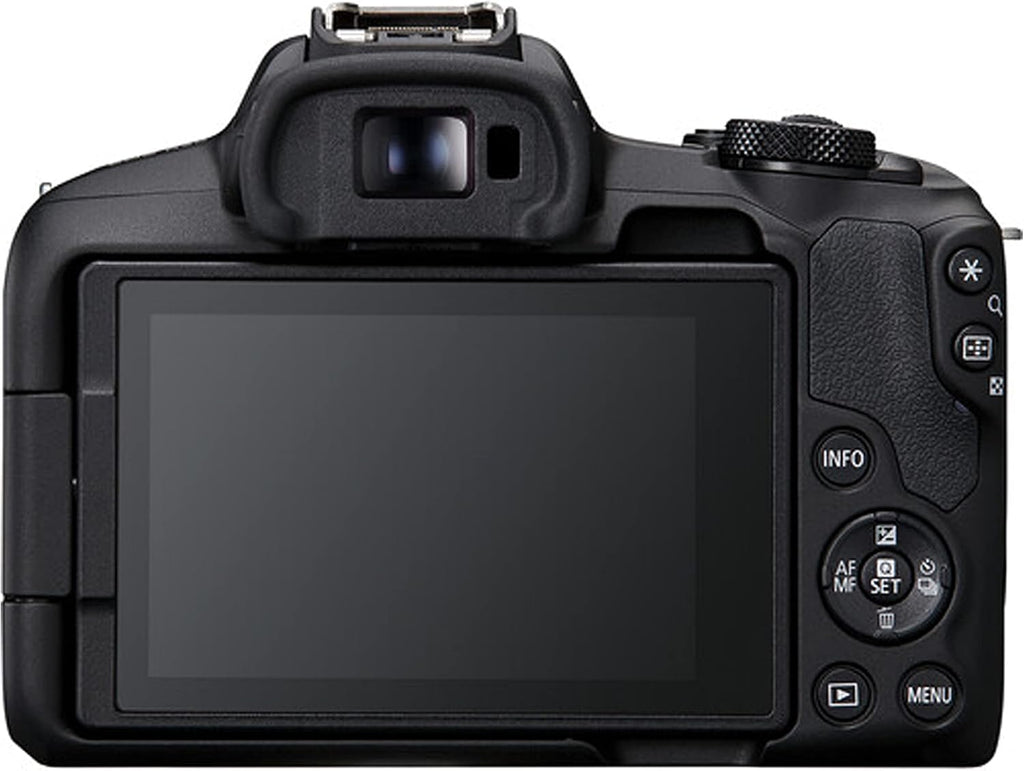 Canon EOS R50 24.2MP APS-C CMOS Sensor Mirrorless Camera with 18-45mm Lens + 64GB Memory + Stabilizing Grip + Software Pack +More (Value Bundle) (Renewed)