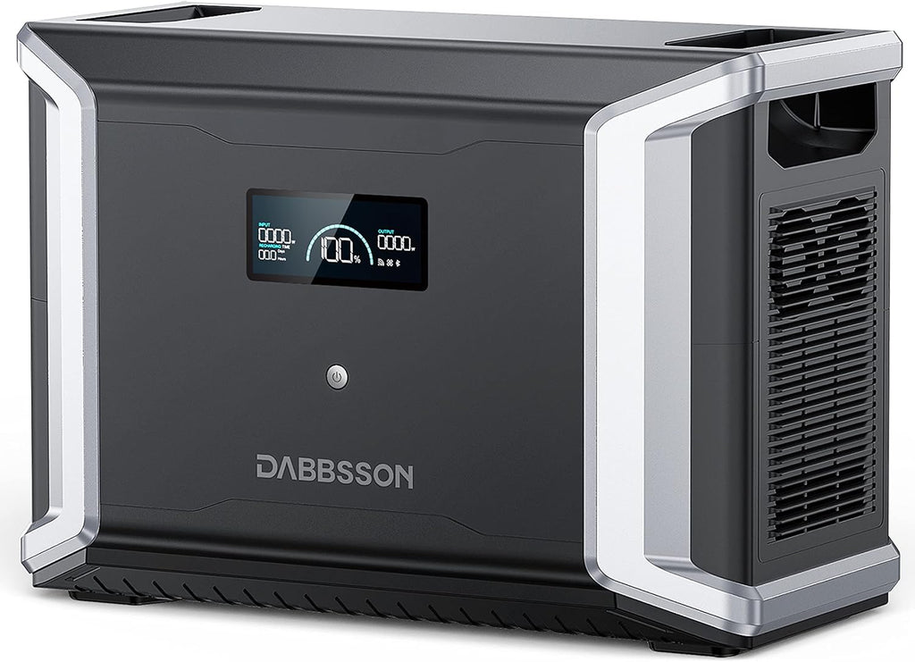 Dabbsson Extra DBS3000B, 3000Wh External EV LiFePO4 Battery Compatible With DBS2300, Portable for RV, Outdoor Camping, Home Use, Emergency