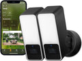 Eve Outdoor Cam 2-Pack Secure floodlight Camera, High Security & Privacy (HomeKit Secure Video), 1080p, Night Vision, Wi-Fi (2.4 GHz), Motion Sensor, 2-Way Communication, People/pet/Vehicle Detection
