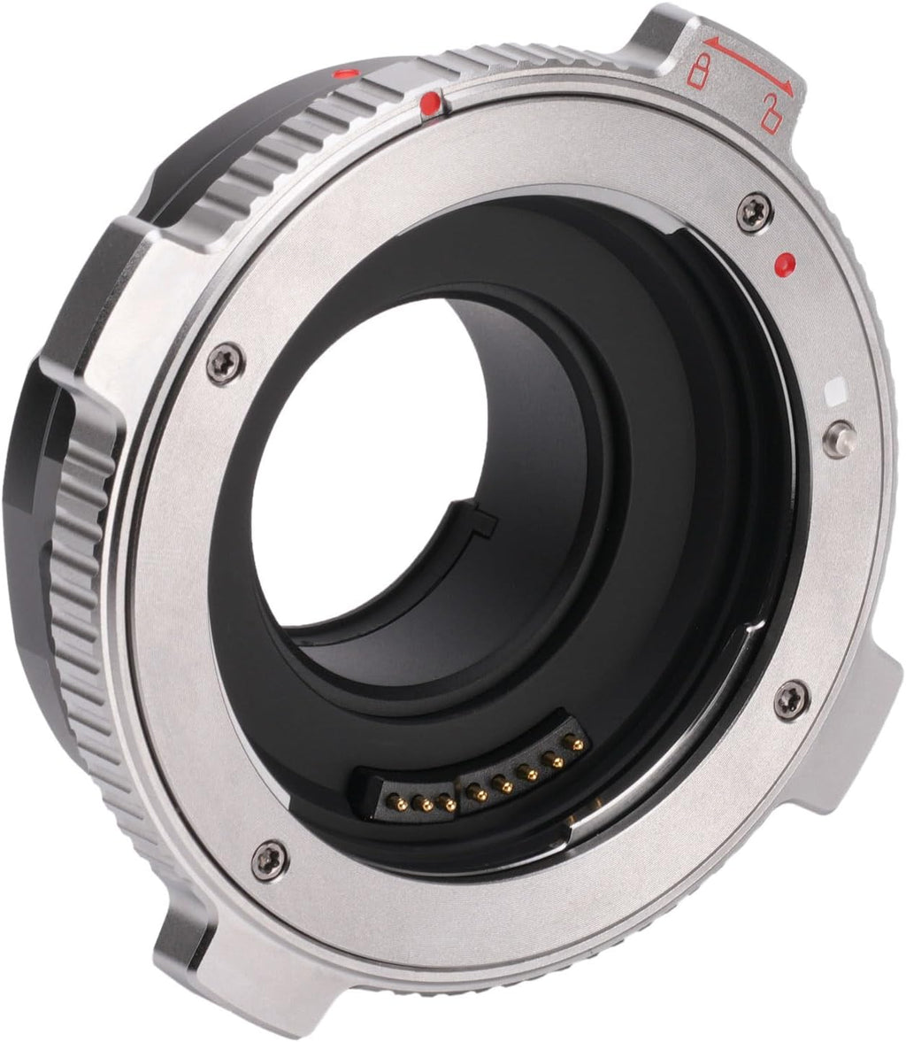VILTROX EF-M1 Pro Lens Mount Adapter Auto Focus Ring Converter with Security Lock for Canon EF Mount Lens to M4/3 Camera GH4 GH5 GH5S GF6 GX7GX85 GX9 G9 E-M10 E-PL7 E-PL8 E-P5 Pen-F
