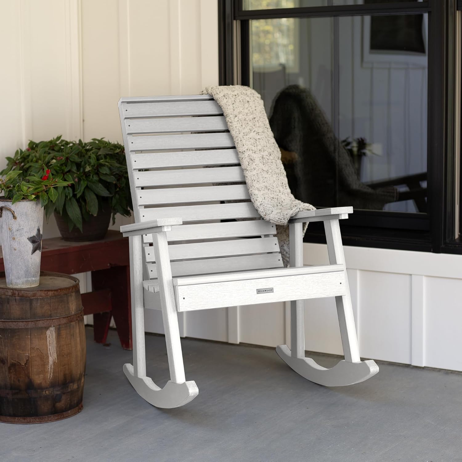 highwood Weatherly Rocking Chair, White