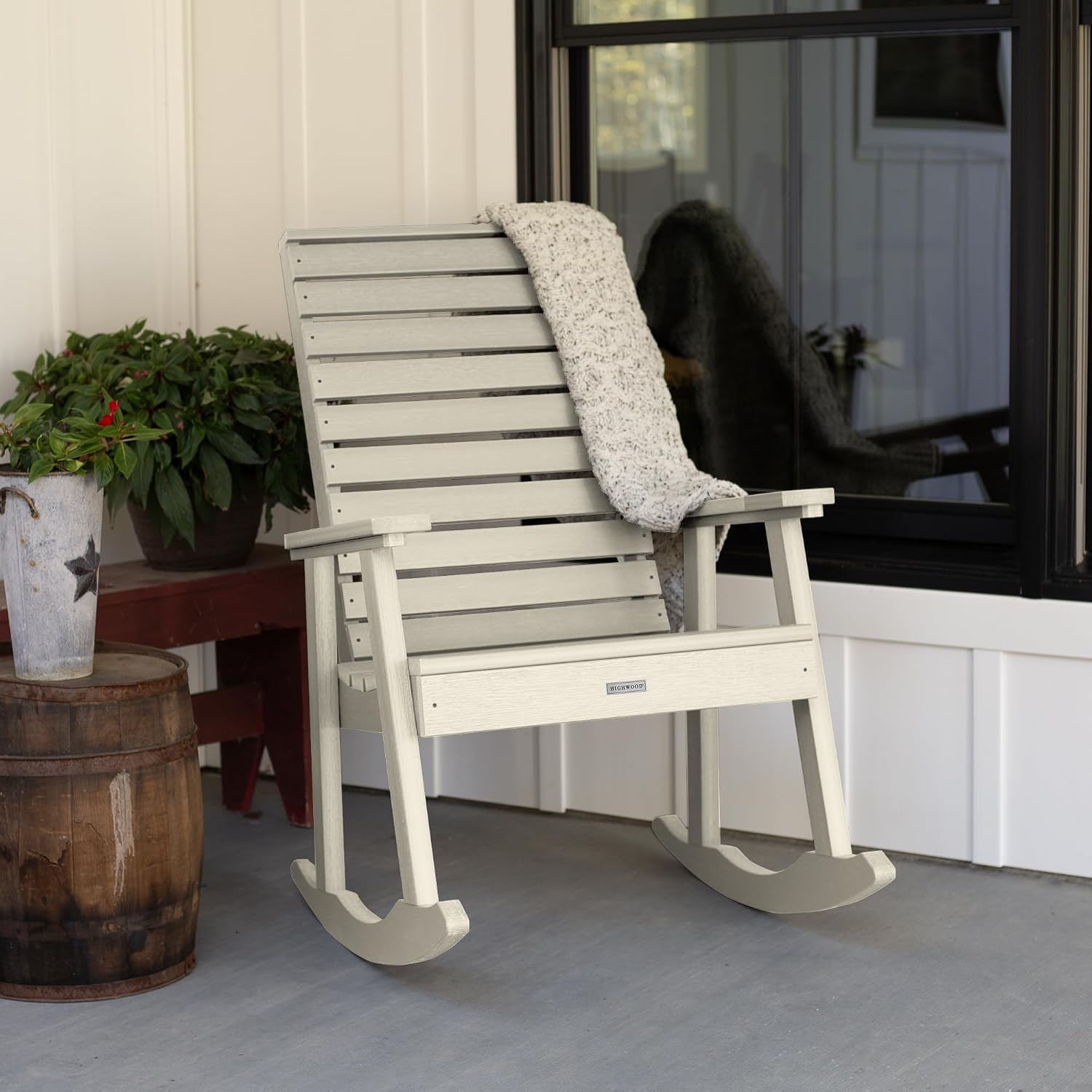 highwood Weatherly Rocking Chair, Whitewash