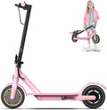 Electric Scooter, 350W Motor, 19 Mph Speed & 15 Miles Range, 8.5' Solid Tires, Lightweight Foldable Scooter with Dual Braking System, Max Load 265LBS