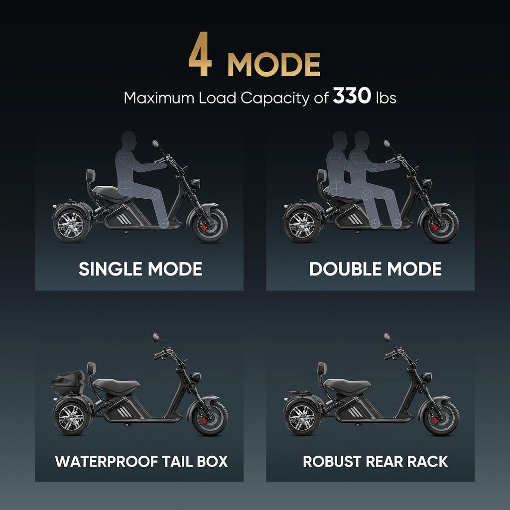 eAhora X7 Electric Bike 40 Miles for Adult Full Suspension Dual Hydraulic Brakes Electric Bike for Commuting, Green