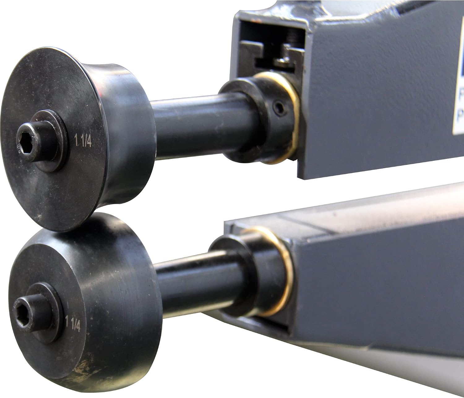 KAKA INDUSTRIAL Sheet Metal Bead Roller, 36 inch Throat, 20 Gauge(0.036 Inch) Capacity Sheet Metal Rotary Forming Machine, Electric Power Bead Roller with Foot Pedal Control 110V-60HZ-1PH RM-36