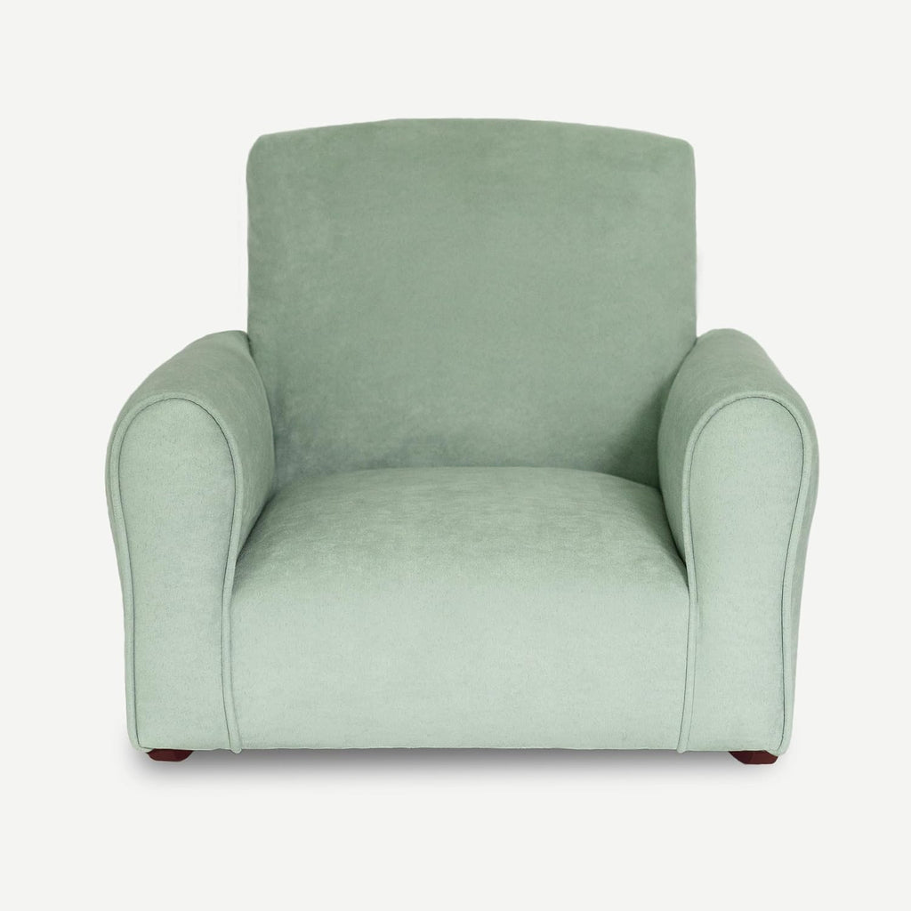 Kid Rocking Chair for Toddlers, Child Chair for Little Kids, Upholstered Toddler Armchair for Children, Comfy and Cute Little Kid Chairs (Rockers, Seafoam Green)