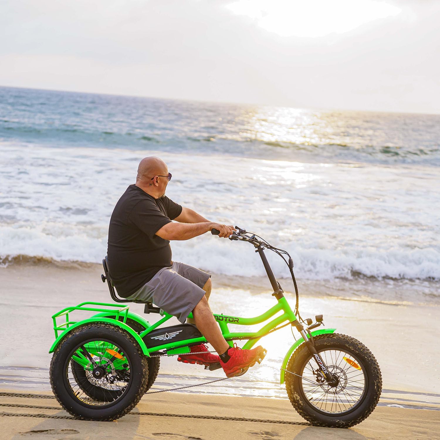 ADDMOTOR ARISETAN Electric Trike for Adults, 750W Rear Motor Electric Tricycle, 85MI 48V 20AH Semi-Recumbent E-Trike, UL2849 3 Wheel Electric Trike